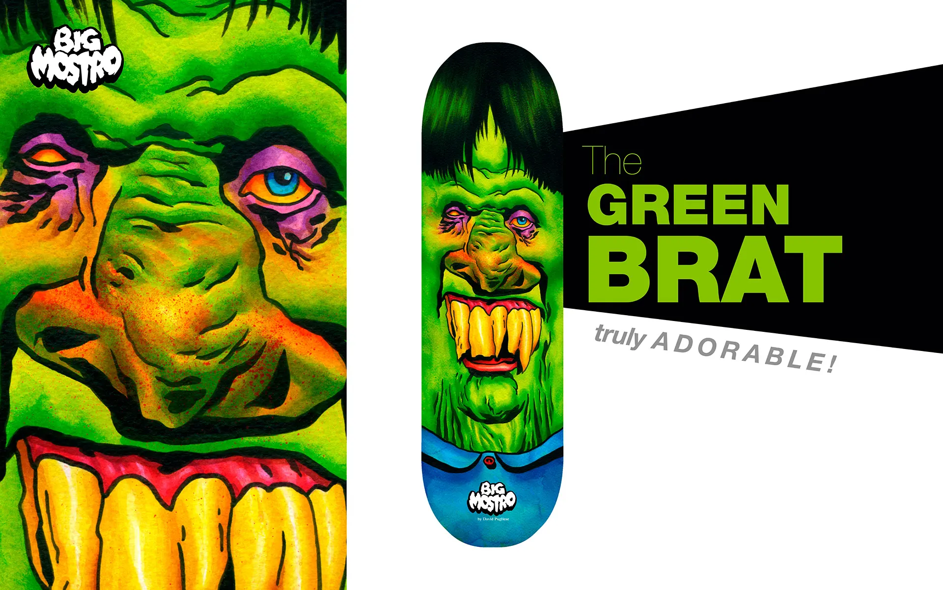 007 BigMostro Skateboarding GreenBrat