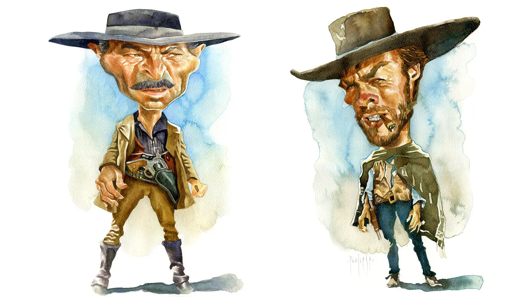 007 Heroes Clint Eastwood Lee Van Cleef Entusiasta Gallery